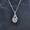 1 Carat Moissanite 925 Sterling Silver Necklace