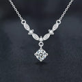 1 Carat Moissanite 925 Sterling Silver Necklace