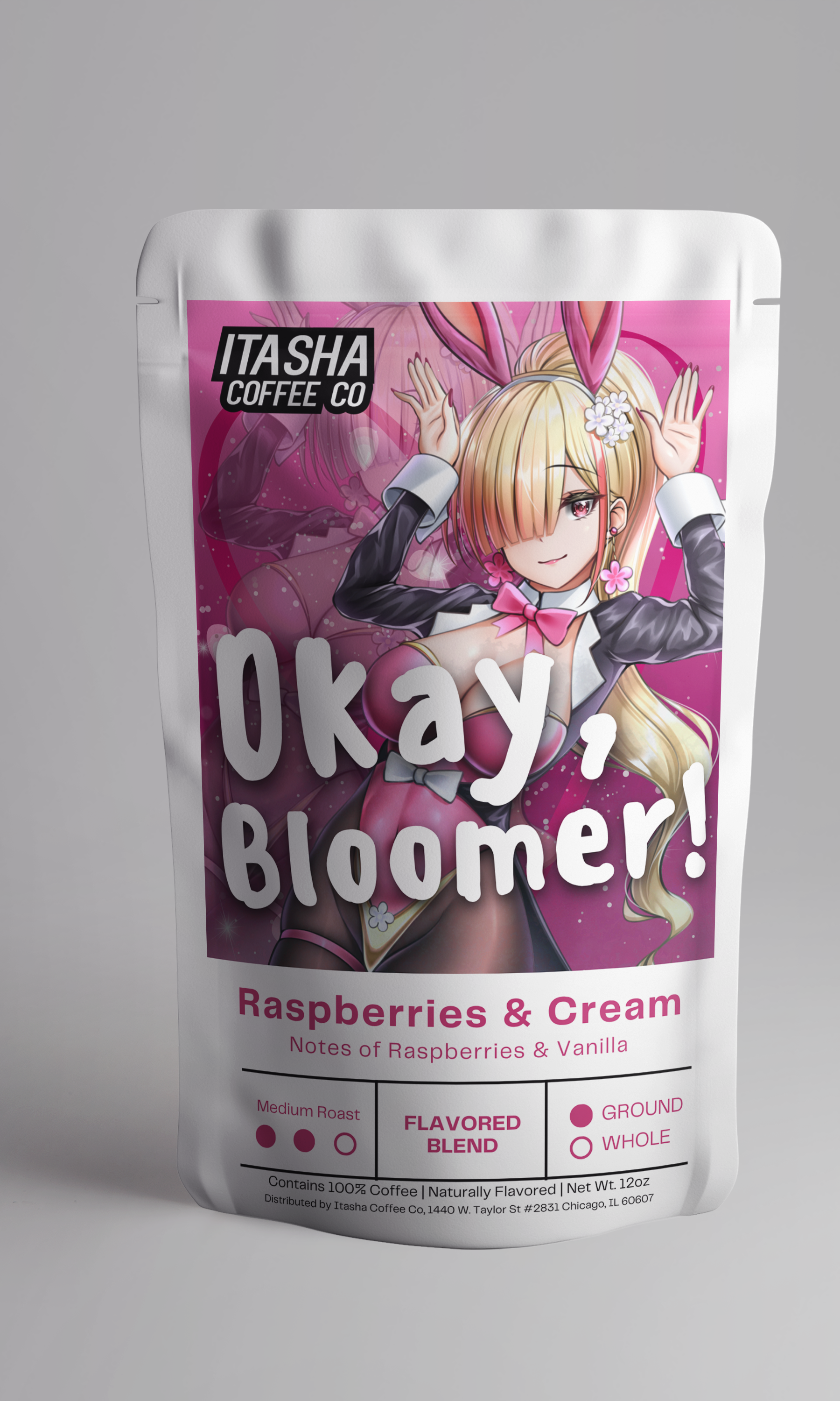 Okay, Bloomer! - Raspberries and Cream