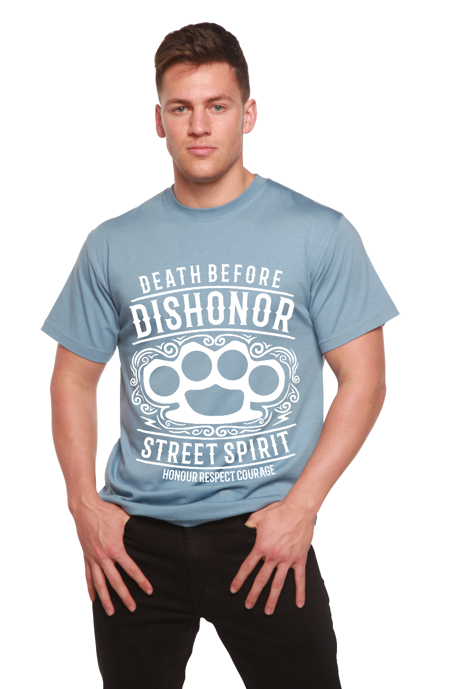 Death Before Men's Bamboo Viscose/Organic Cotton Short Sleeve Graphic T-Shirt
