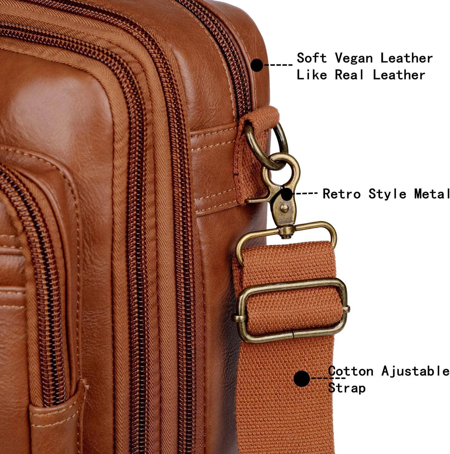 Men's Leather Backpack – Convertible Work Carry