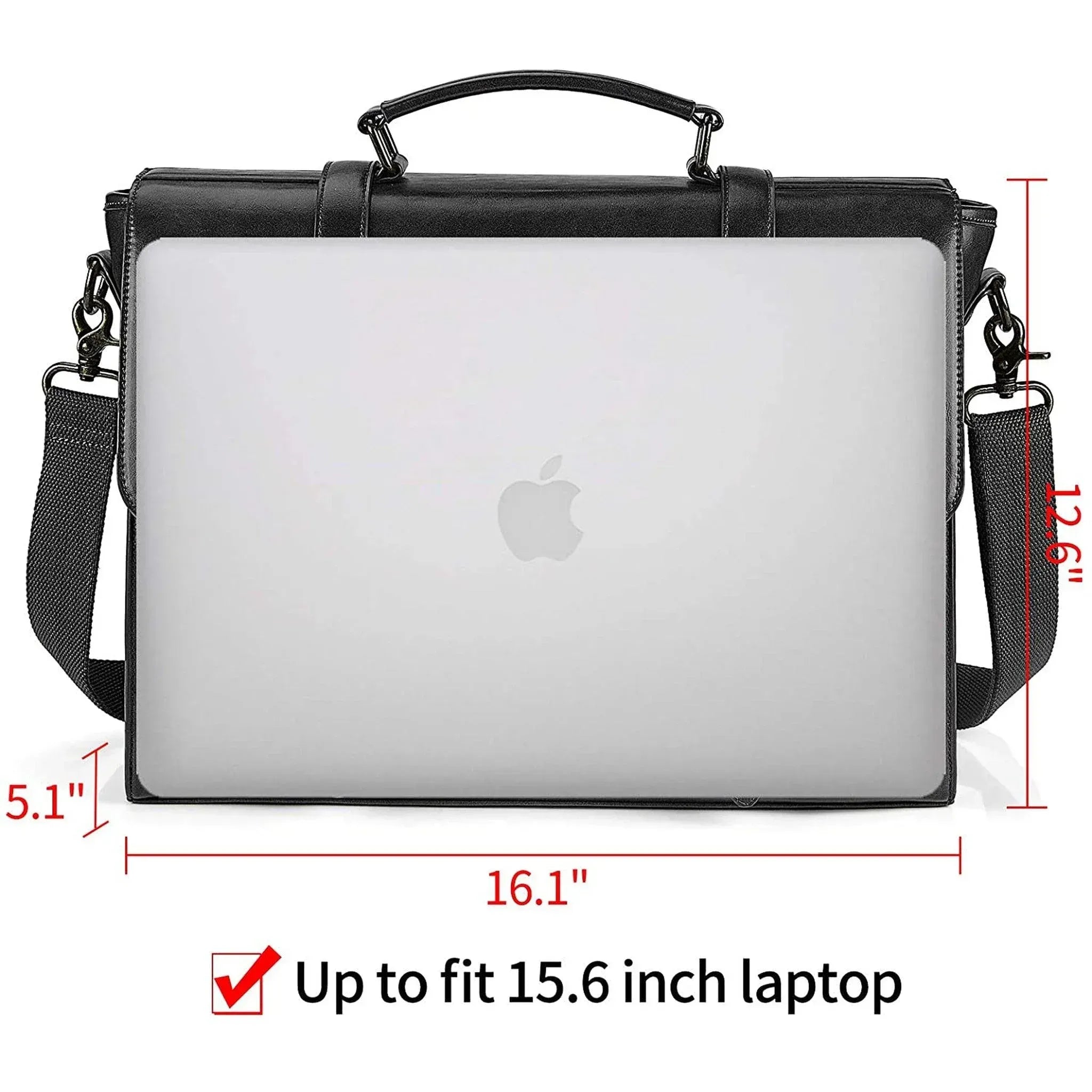 Men's Leather Messenger Bag – Professional Laptop Carry