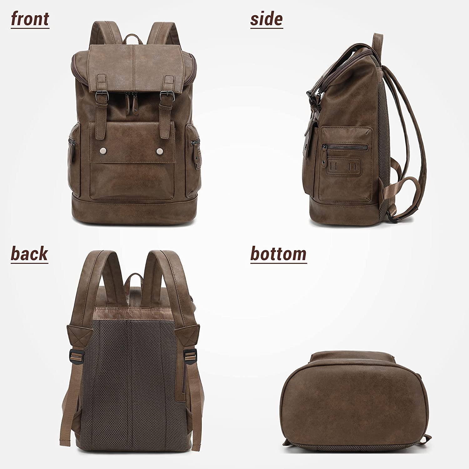 Men's Leather Backpack – Executive Commuter Carry