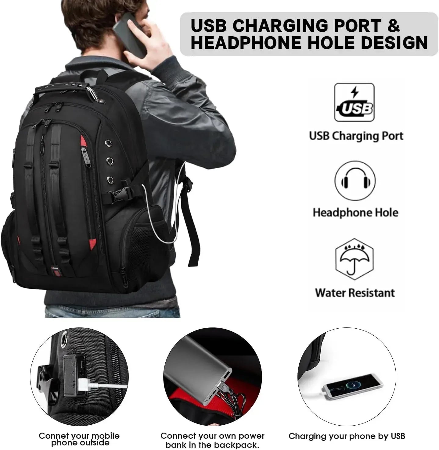 Men's Oxford Backpack – Structured Travel Carry