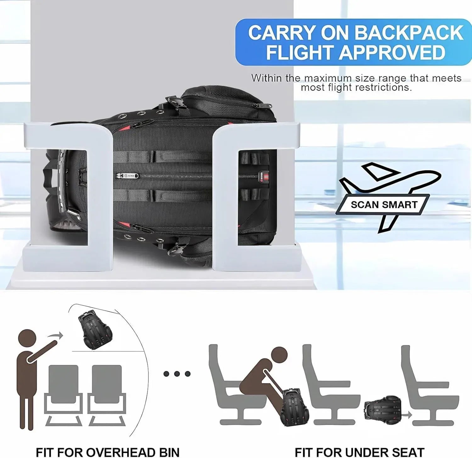 Men's Oxford Backpack – Structured Travel Carry