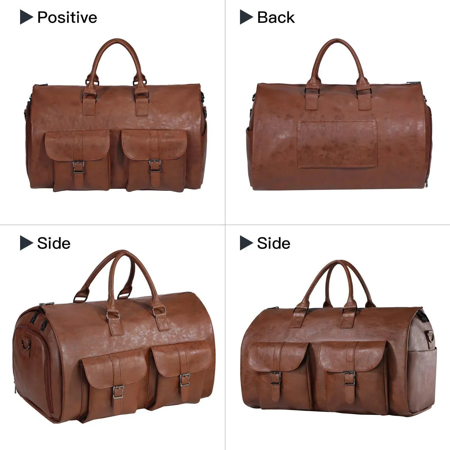 Men's Full-Grain Leather Duffel Bag – Refined Daily Carry