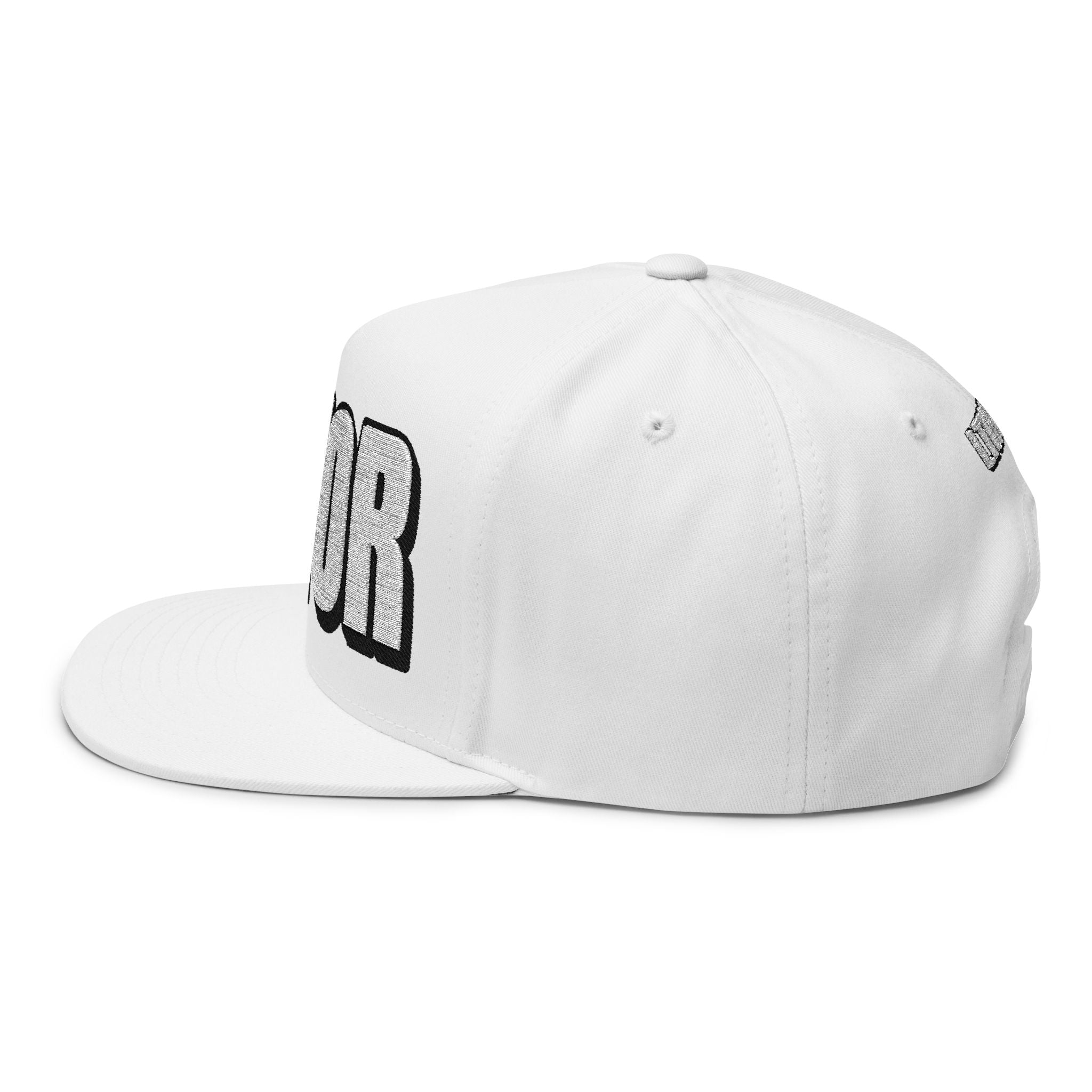 INTO: BATOR Embroidered Flat Bill Cap – Kink Hat for Edgers, Strokers & Masturbation Enthusiasts
