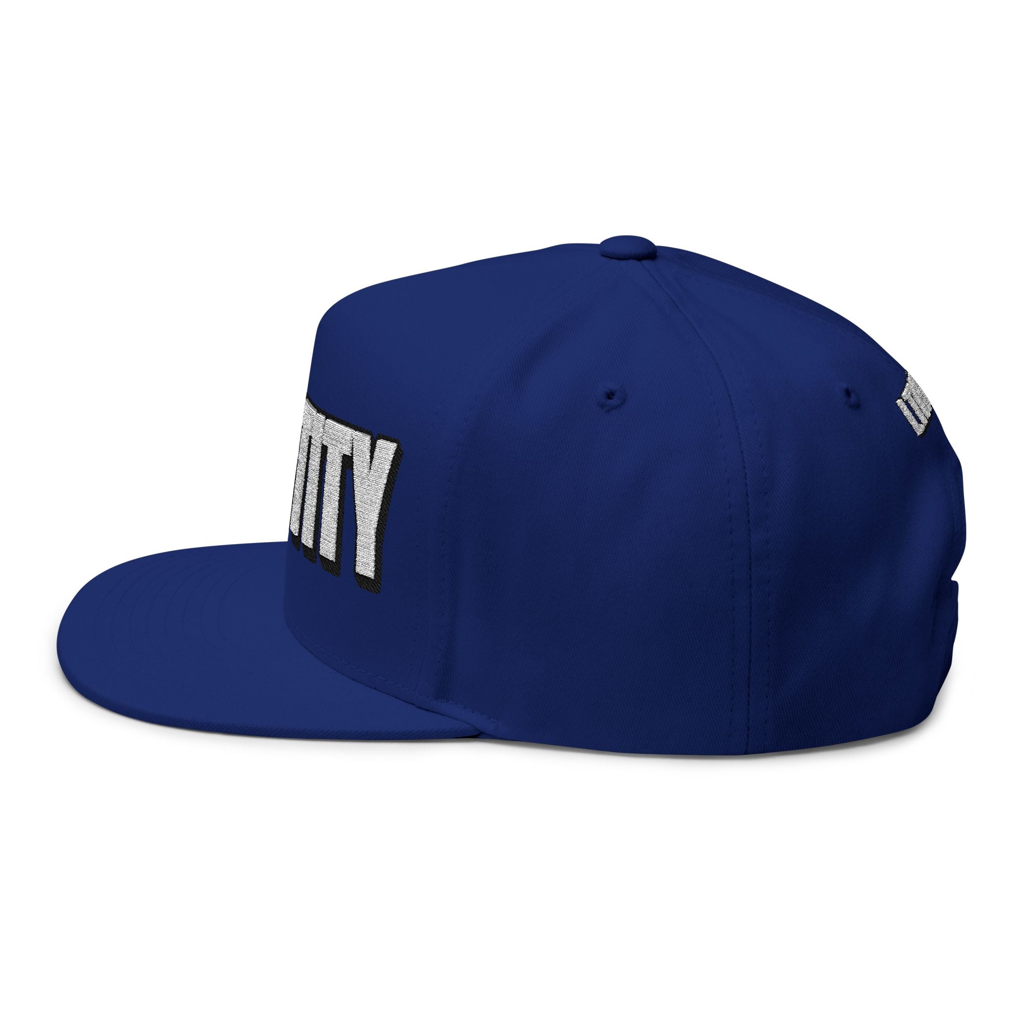 INTO: CHASTITY Embroidered Flat Bill Cap – Kink Hat for Caged Subs, Keyholder Dynamics & Erotic Denial Enthusiasts