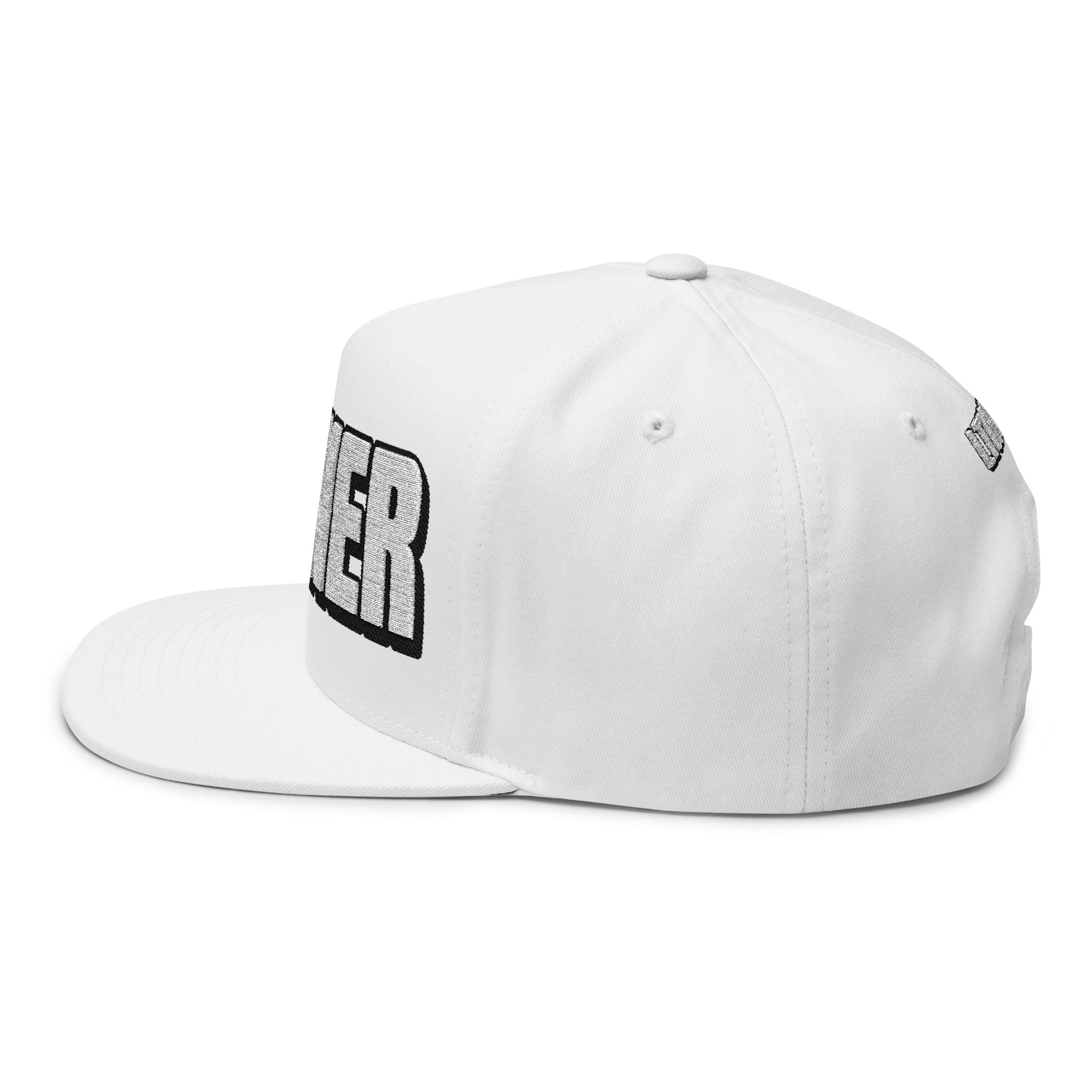 INTO: GOONER Embroidered Flat Bill Cap – Kink Hat for Gooners, Edge Zombies & Mind-Melting Masturbation Addicts