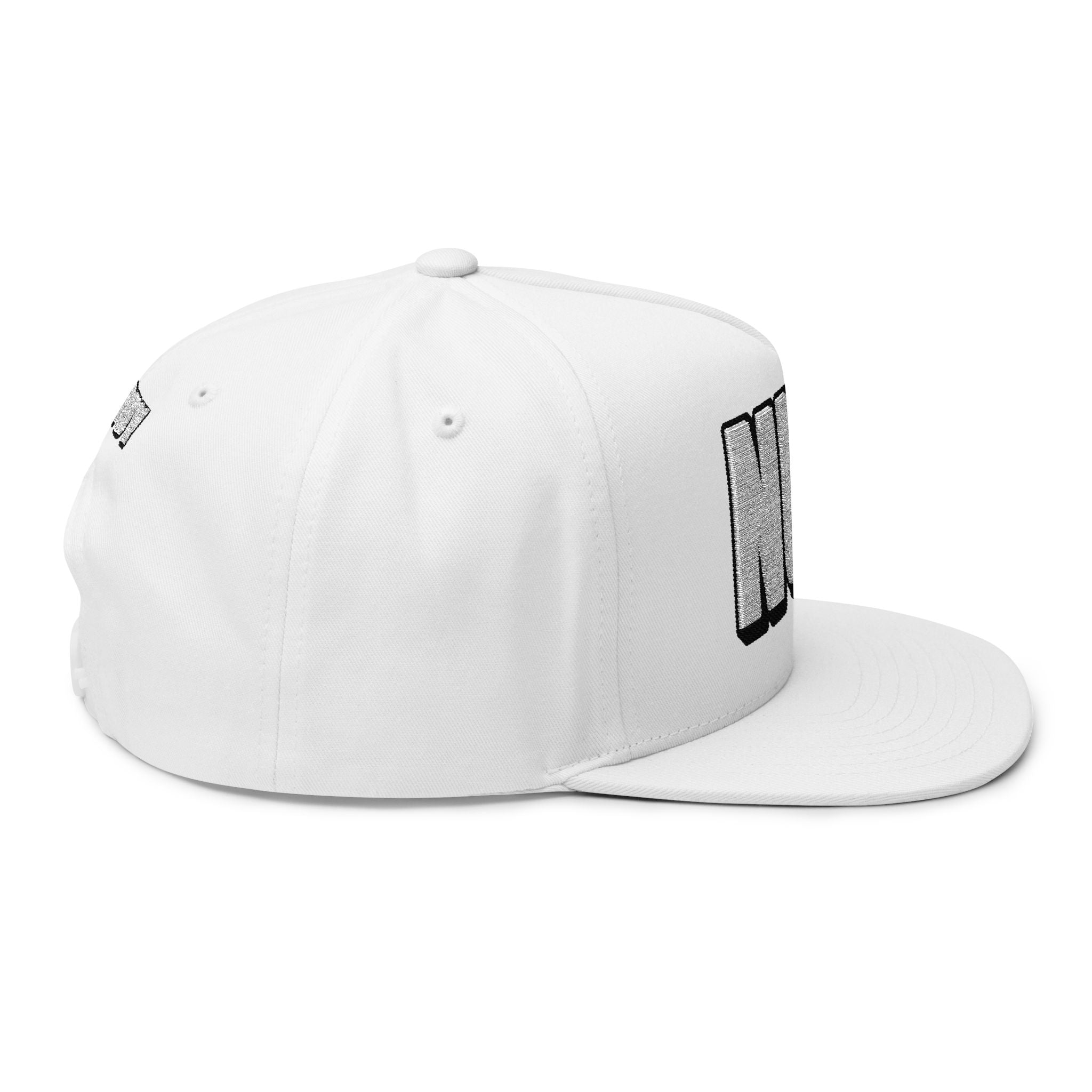 INTO: NUB Embroidered Flat Bill Cap – Kink Hat for Chastity Subs, Shrinked D*s, & Total Denial Devotees