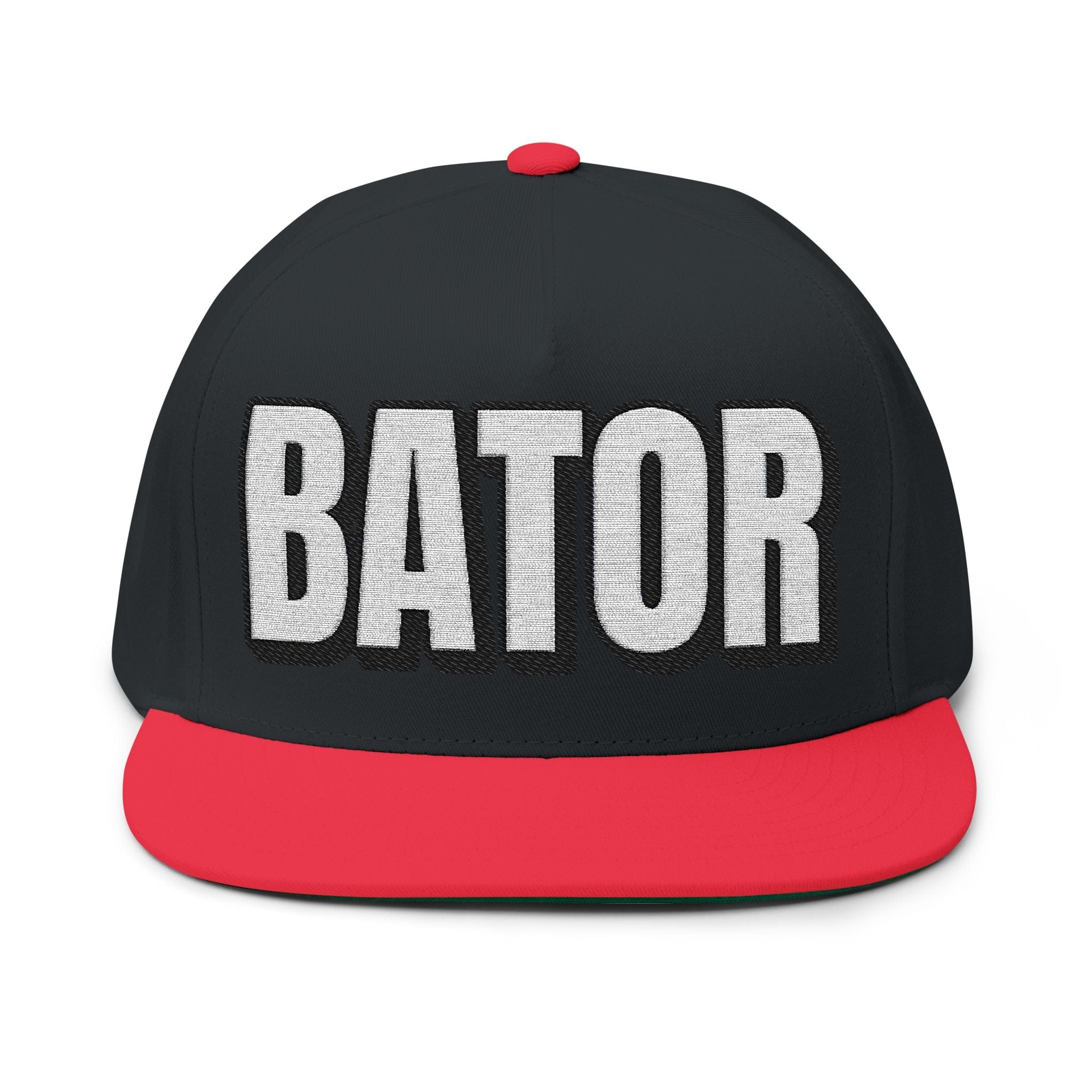 INTO: BATOR Embroidered Flat Bill Cap – Kink Hat for Edgers, Strokers & Masturbation Enthusiasts