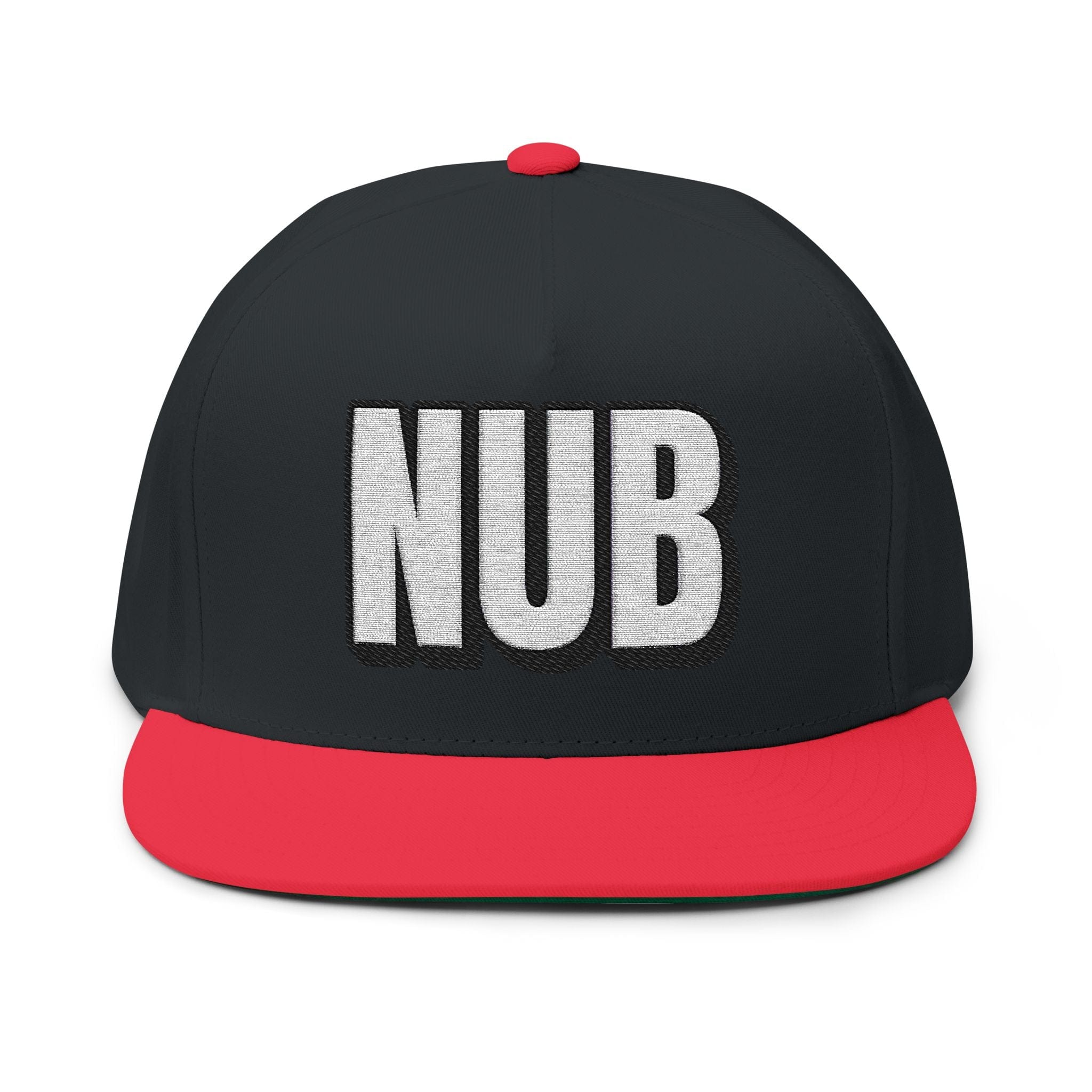INTO: NUB Embroidered Flat Bill Cap – Kink Hat for Chastity Subs, Shrinked D*s, & Total Denial Devotees