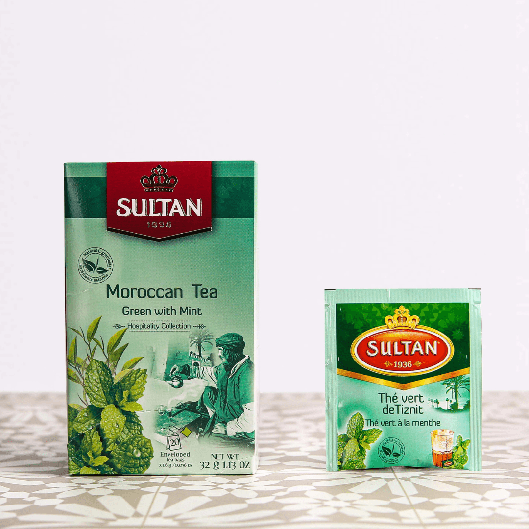 Sultan Moroccan Mint Green Tea - 20 Tea Bags