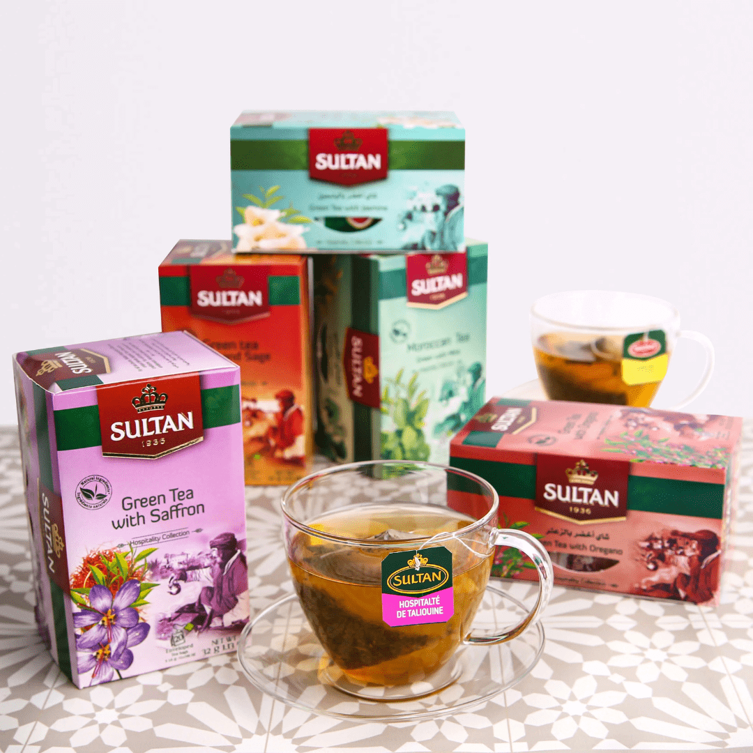 Sultan Moroccan Mint Green Tea - 20 Tea Bags